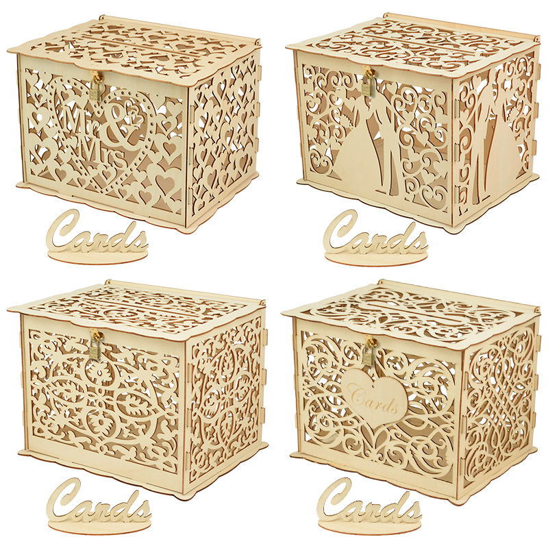 Wedding Supply.Box - 30X24X21cm DIY pudełko na karty podarunkowe