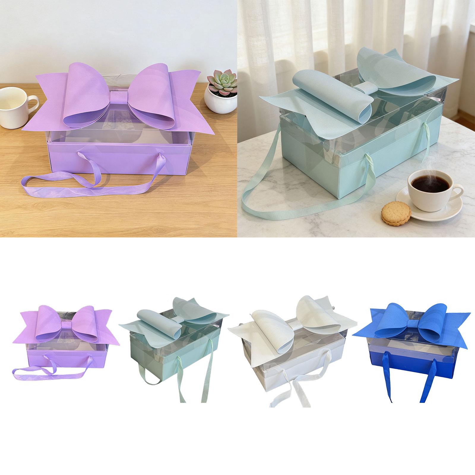 Wedding Supply.Box - Luksusowe pudełko prezentowe z kokardą, przezroczystą