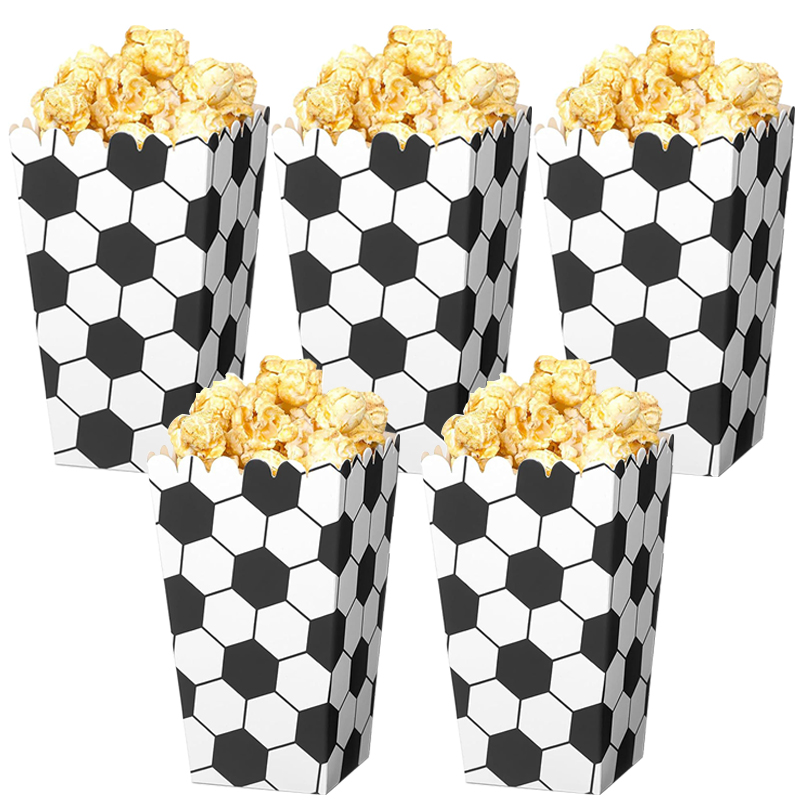 Wedding Supply.Box - 6/18Pcs Pudełka na popcorn do piłki