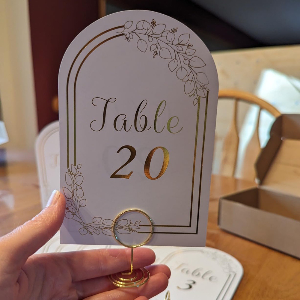 AT19 – numery stołów na wesele – Table Number Gold recenzja i cena