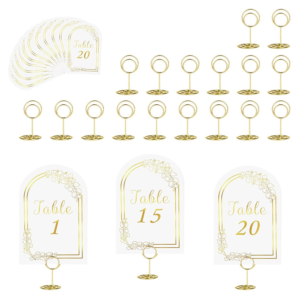 AT19 – numery stołów na wesele – Table Number Gold recenzja i cena