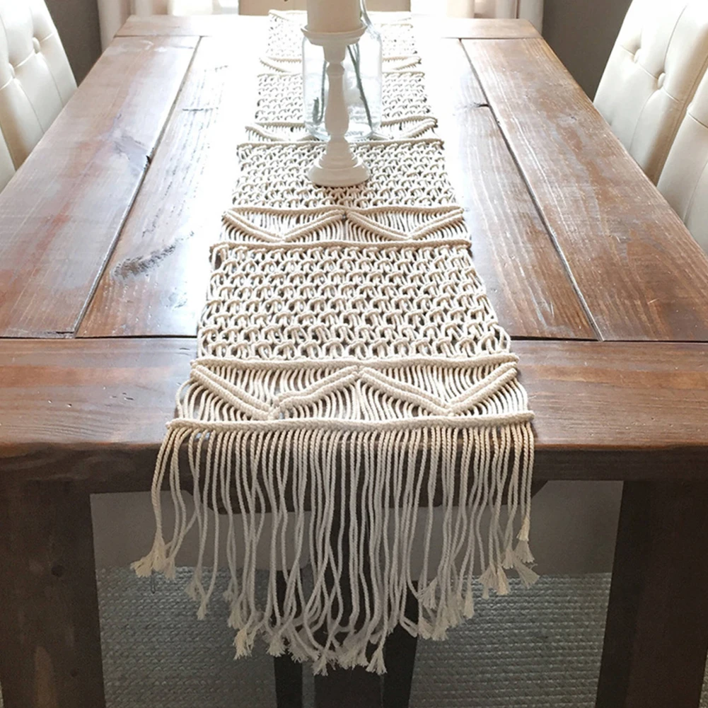 Macrame Boho Bieżnik na stół d – Wedding Supply Rentals recenzja i cena