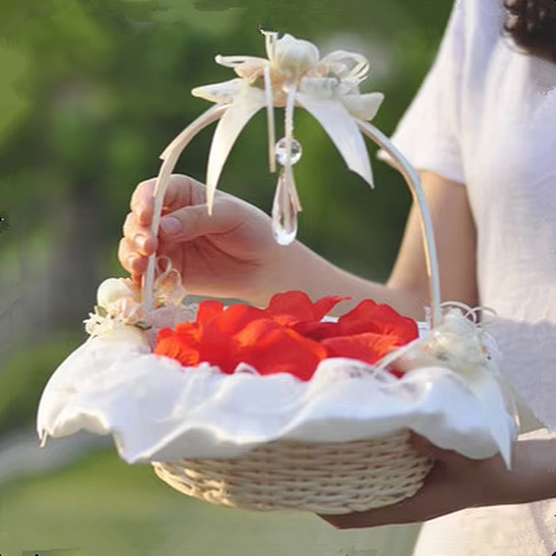 Kosz dla dziewczynki z kwiatam – Flower Girl Basket recenzja i cena