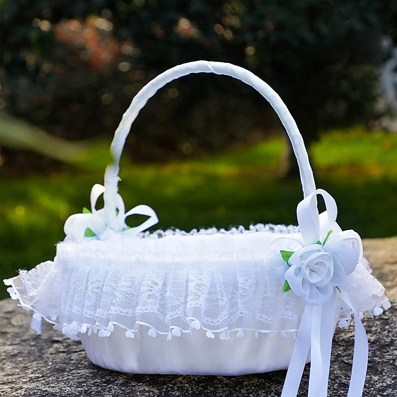 Kosz dla dziewczynki z kwiatam – Flower Girl Basket recenzja i cena