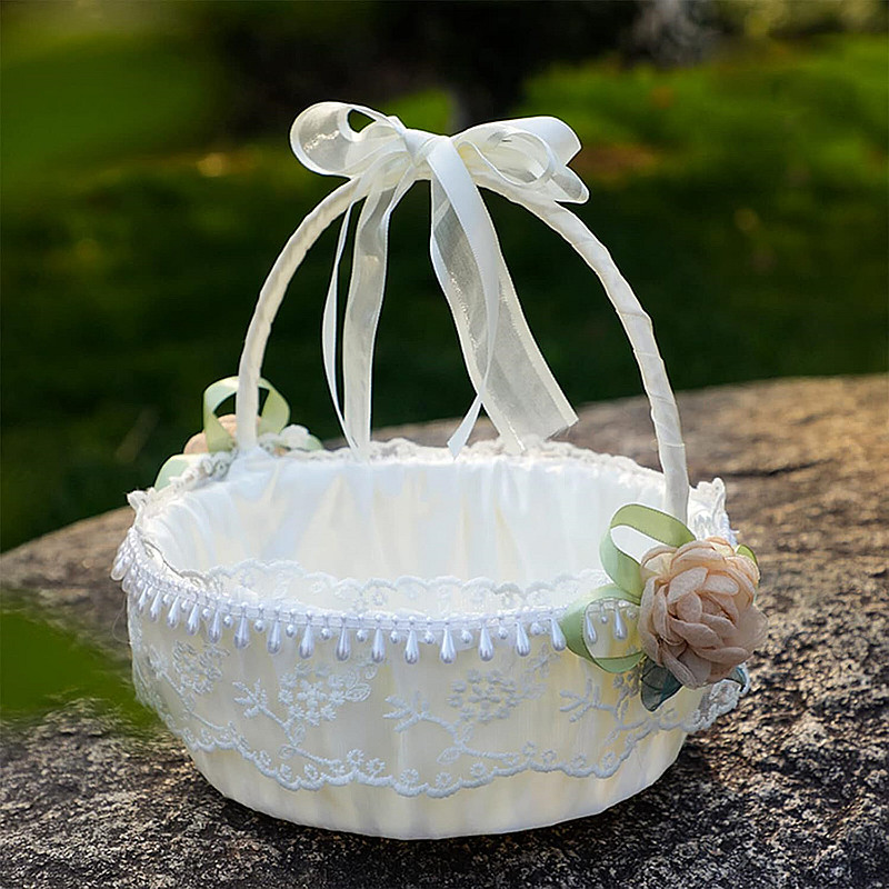 Kosz dla dziewczynki z kwiatam – Flower Girl Basket recenzja i cena