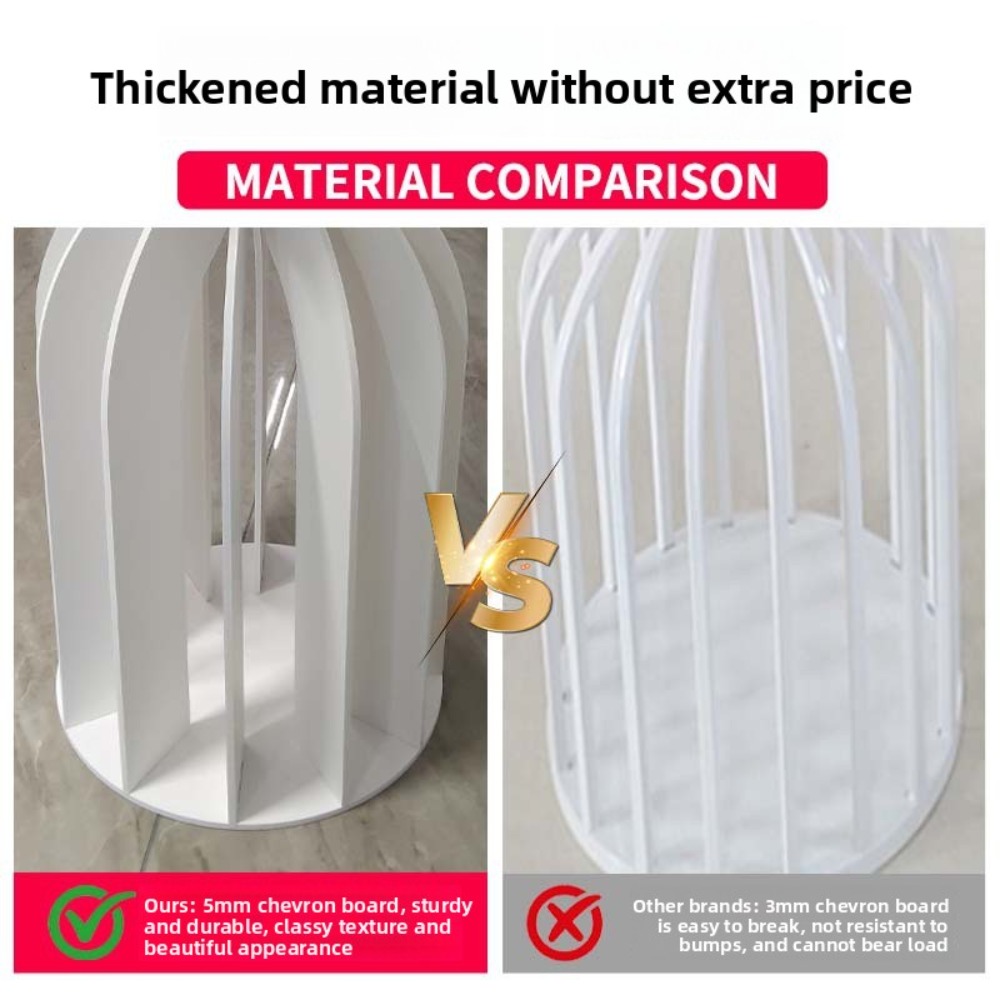 Stojak na kwiaty z PVC w kszta – Wedding Supply Rentals recenzja i cena