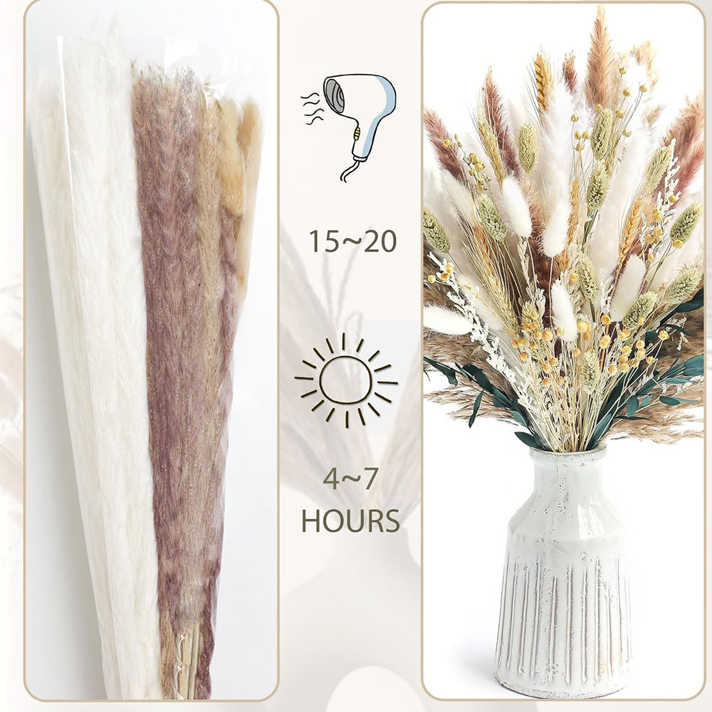100 szt. Suszony Bukiet Trawy  – Wedding Floral Supply recenzja i cena