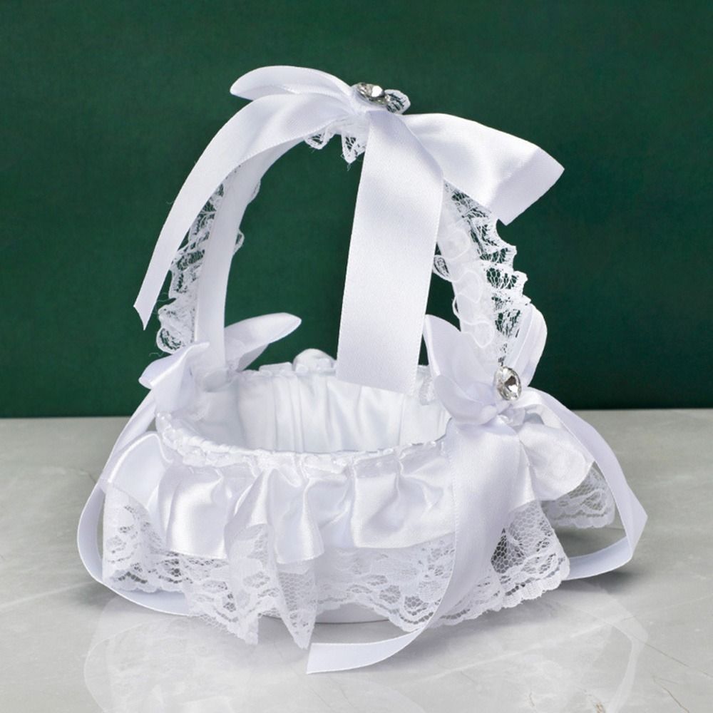 Kosz na kwiaty dla dziewczynki – Flower Girl Basket recenzja i cena