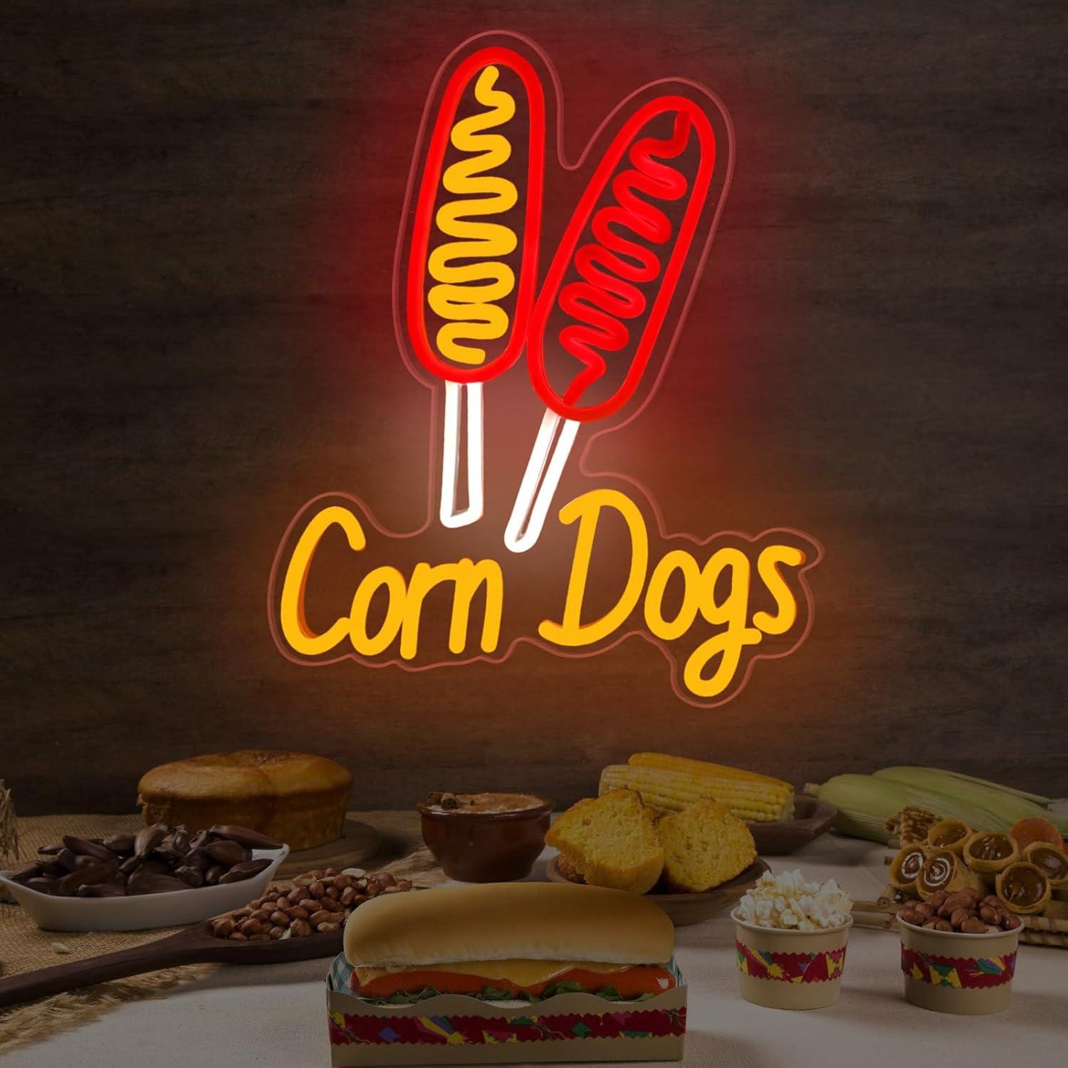 Neonowy szyld Corn Dog, przeką – Wedding Led recenzja i cena
