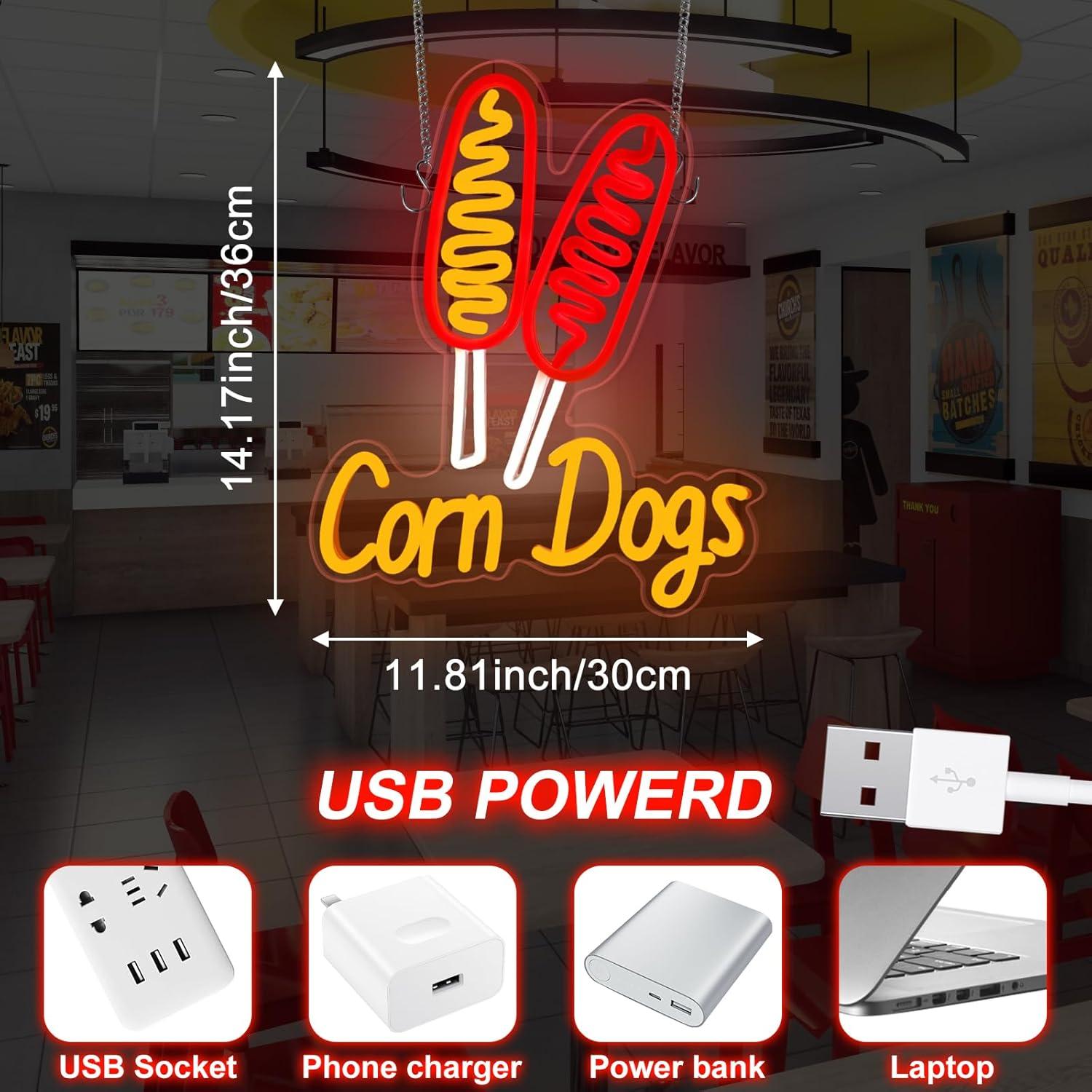 Neonowy szyld Corn Dog, przeką – Wedding Led recenzja i cena
