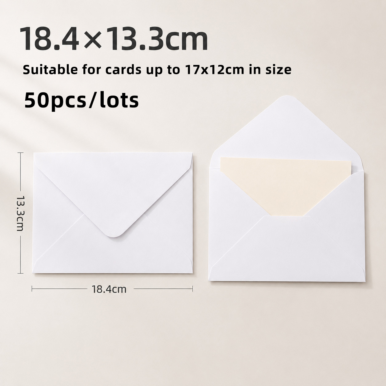 50 szt. 150g Papierowe Koperty – Wedding Supply Business recenzja i cena