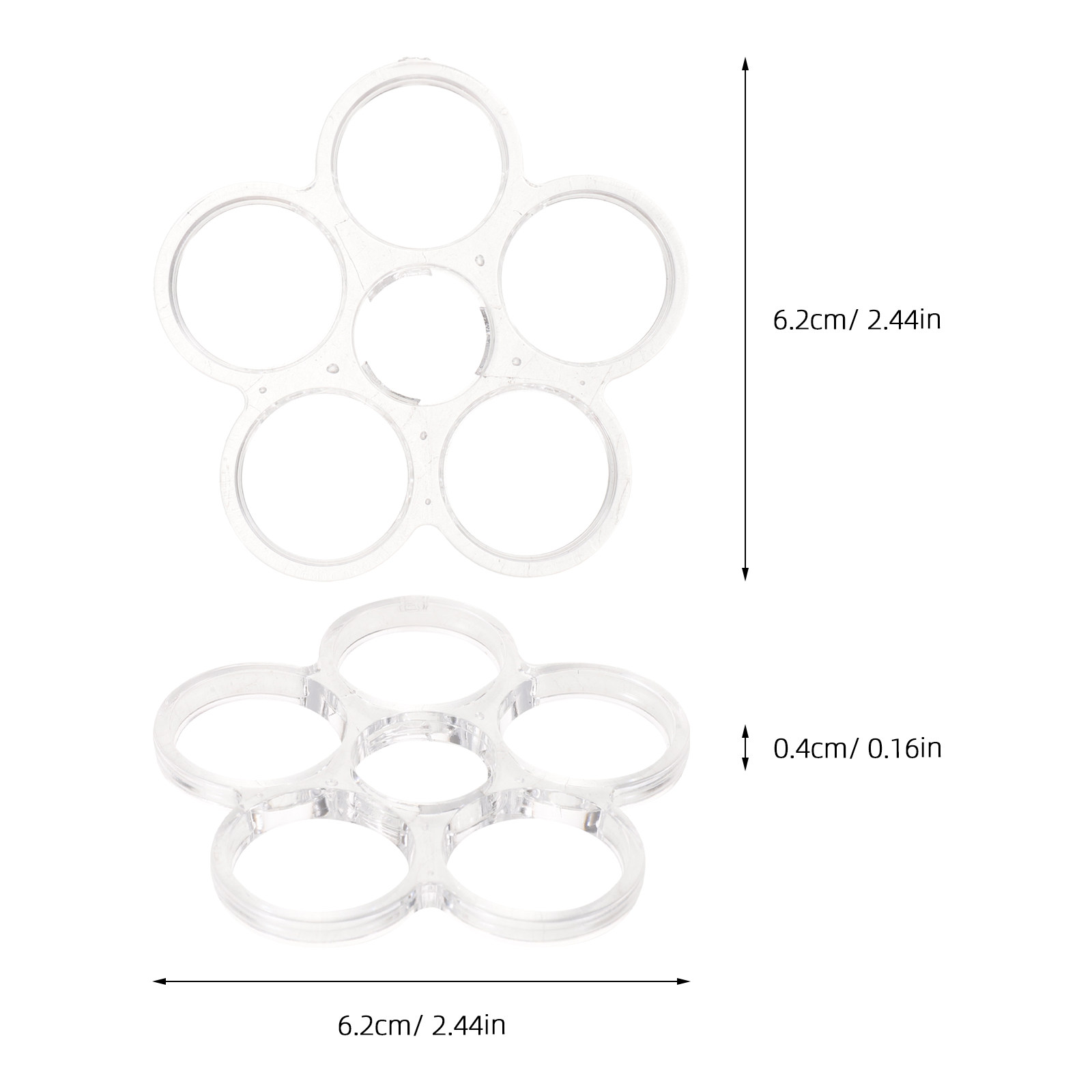 4 sztuki przezroczystych plast – Wedding Floral Supply recenzja i cena